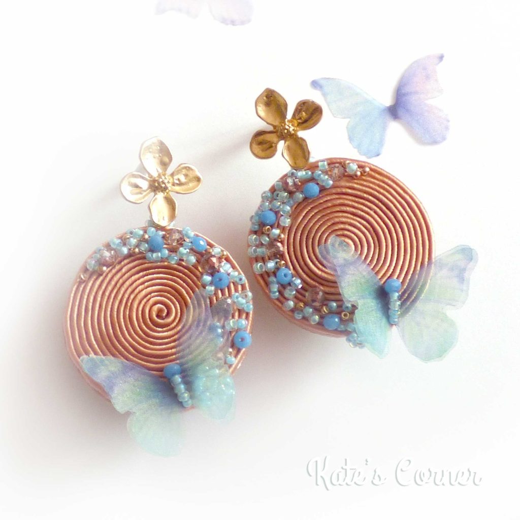 Blue Butterfly earrings