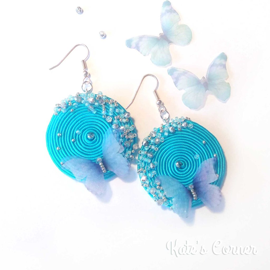 Blue Butterfly earrings