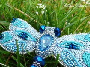 Blue Dragonfly Brooch