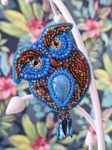 Blue Owl Pin