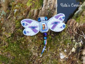 Purple Dragonfly Pin