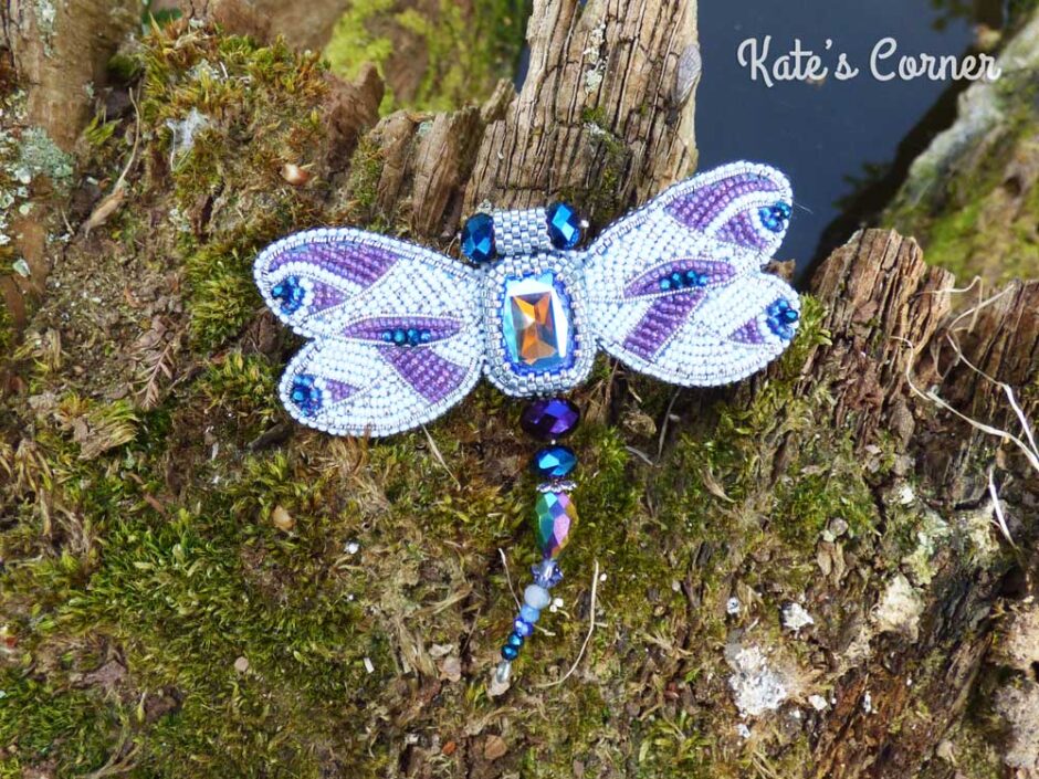 Purple Dragonfly Pin