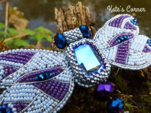 Purple Dragonfly Pin