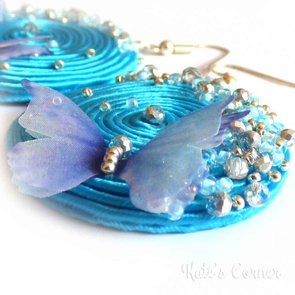 Blue Butterfly Earrings