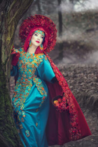 Red Ridding Hood in a Soutache Dress - Soutache Fairytales Project