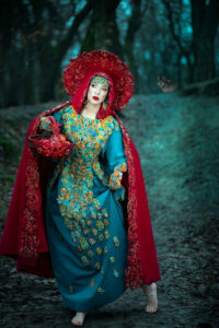 Red Riding Hood and wolf - Soutache Fairytales Project